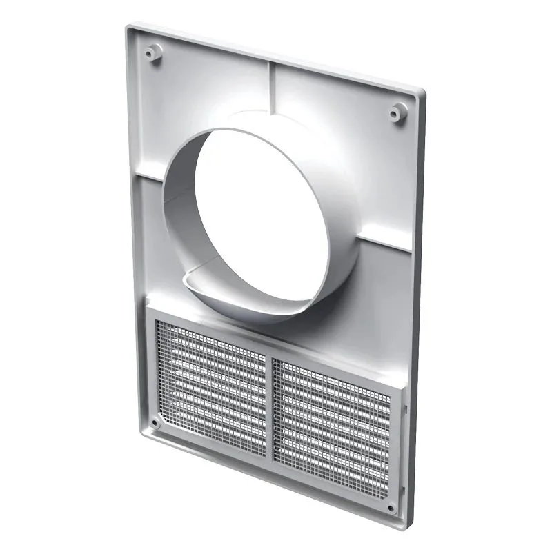 Ventilācijas reste Haushalt, plastmasa, 182 mm x 252 mm, 100 mm