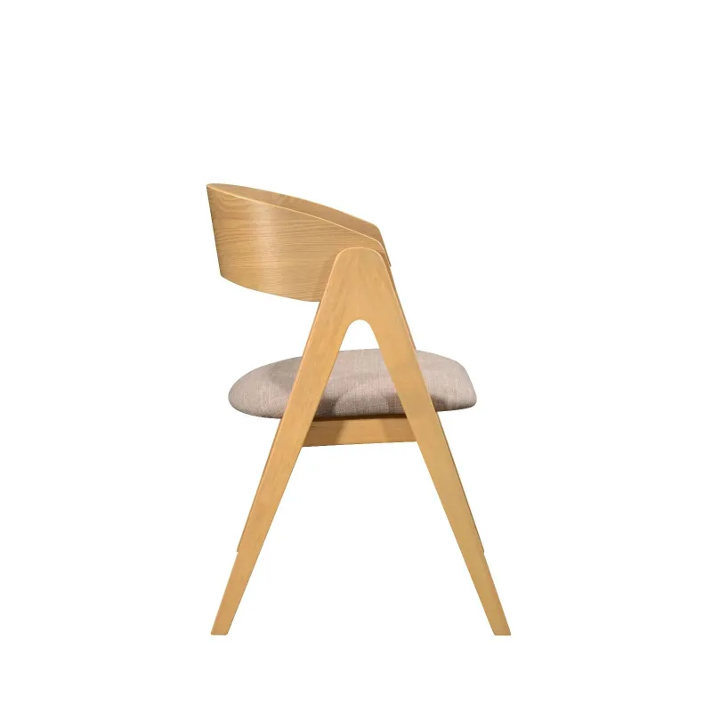 Krēslu komplekts Domoletti, koka krās., 55.5 cm x 56 cm x 79 cm, 2 gab.