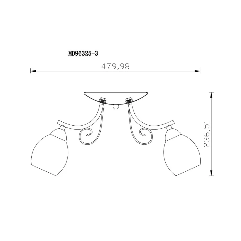 Lampa mont lulu md96325-3 3xe14
