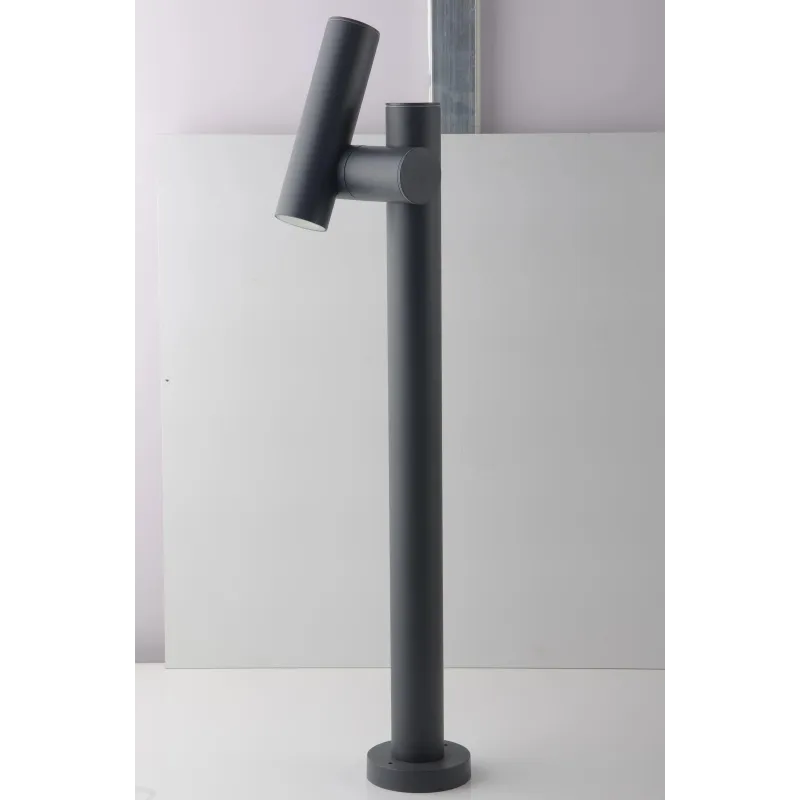 Отдельно стоящий наружный светильник Domoletti Flip QY200645, 4.5Вт, LED, IP44, черный цв., 12.9 см x 70 см