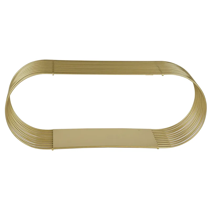 Plaukts piekar.babak zelta kr.43x10x18cm