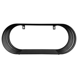 Plaukts piekar. babak melns 43x10x18cm