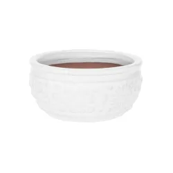 Puķu pods Domoletti GG.6689.032 CL.GI.158, keramika-māls, balta