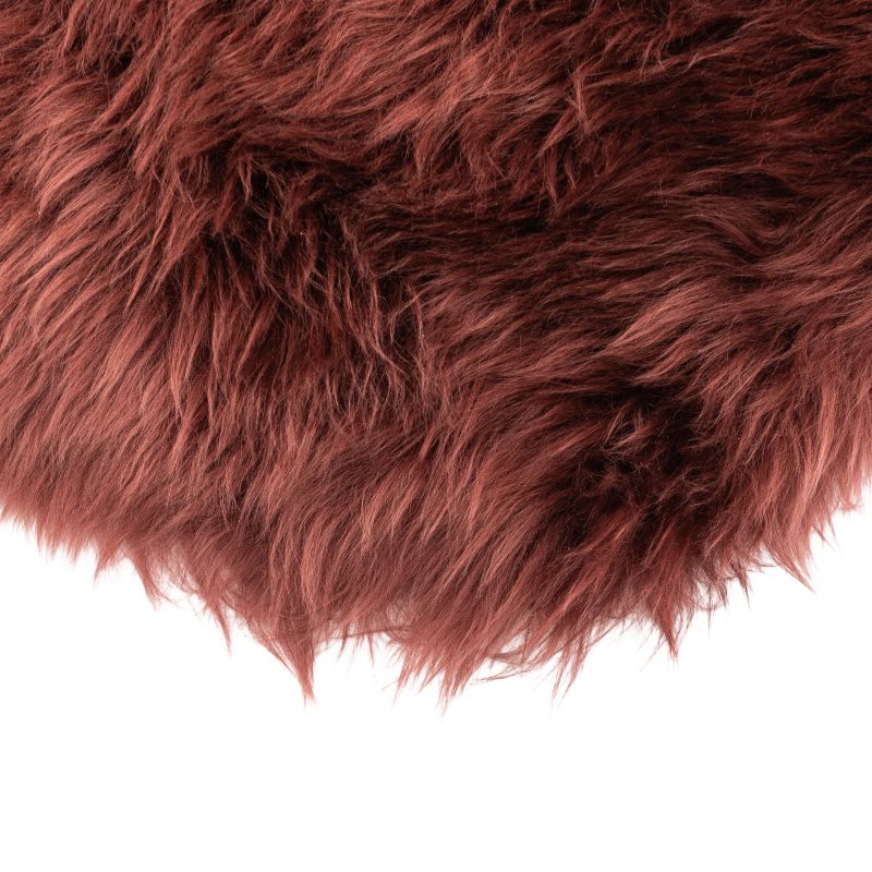 Āda dabīga aitas 60x90cm bordo