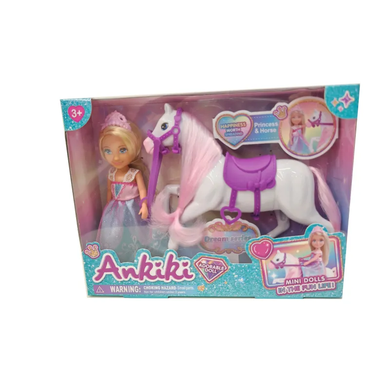 Toy doll princes and horse set zja374636