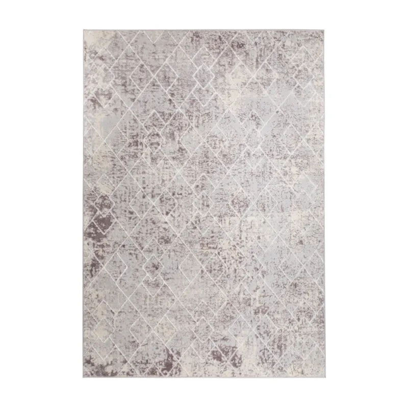 Paklājs iekštelpu Domoletti Omega, pelēka, 80 cm x 150 cm