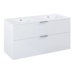 Skapis ar izlietni ekoline 120 balts