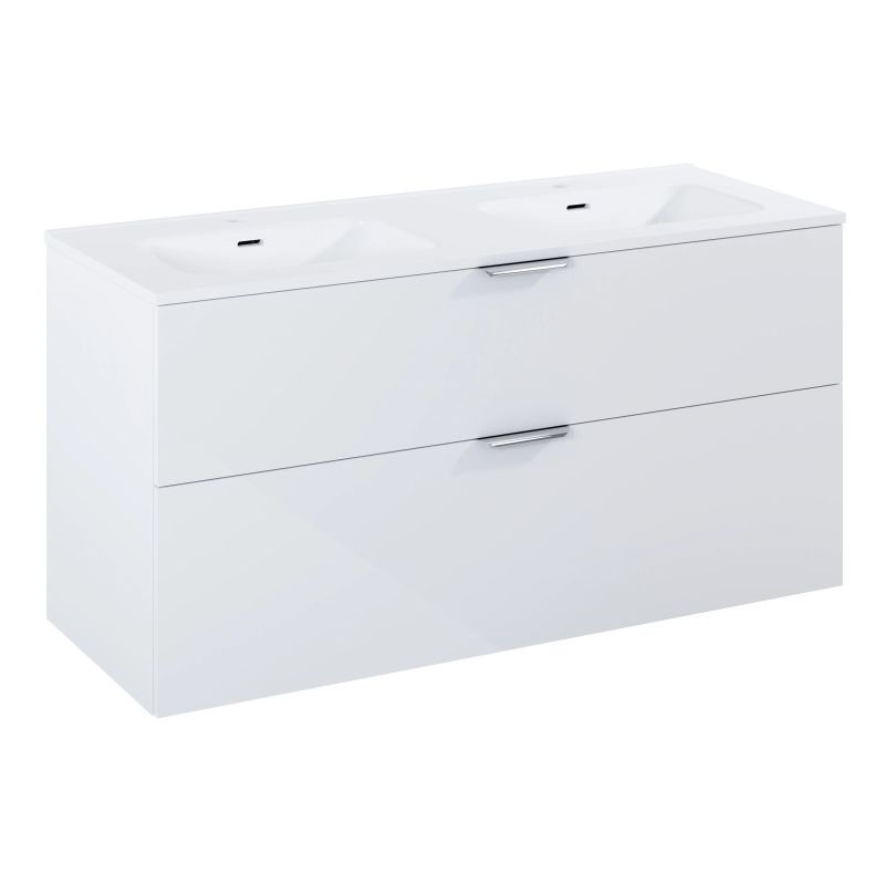 Skapis ar izlietni ekoline 120 balts