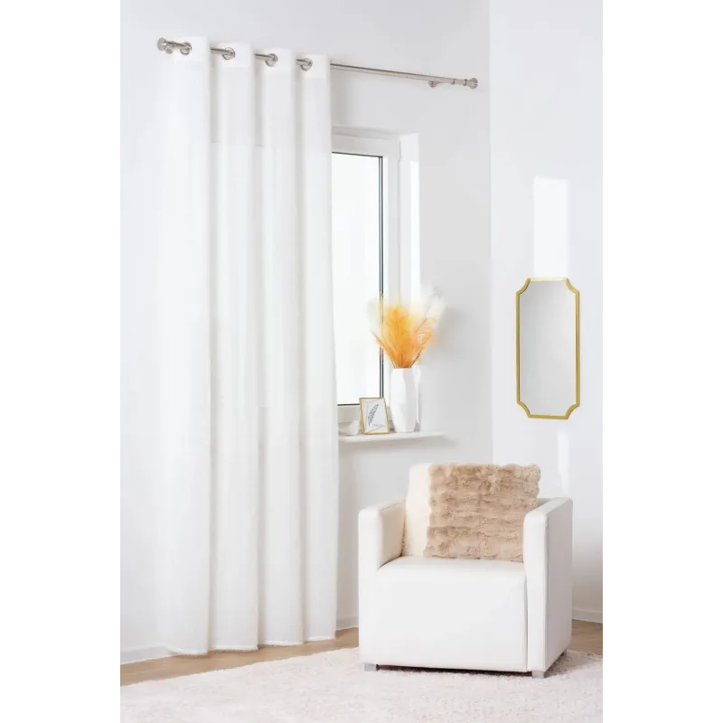 Dienas aizkari Domoletti AVES, balta, 140 cm x 260 cm