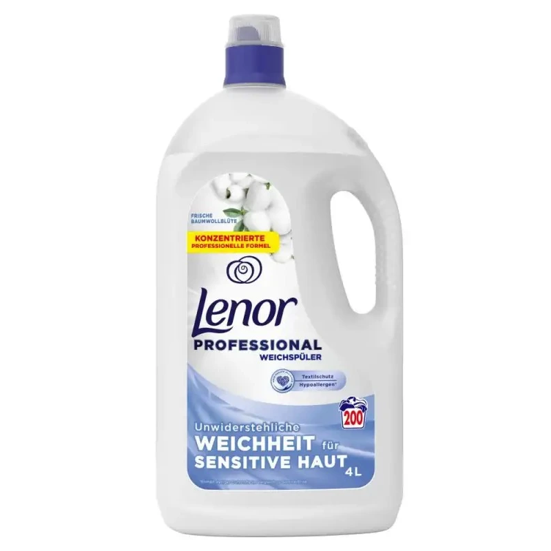LENOR Sensitive veļas mīkstinātājs ,200x, 4L