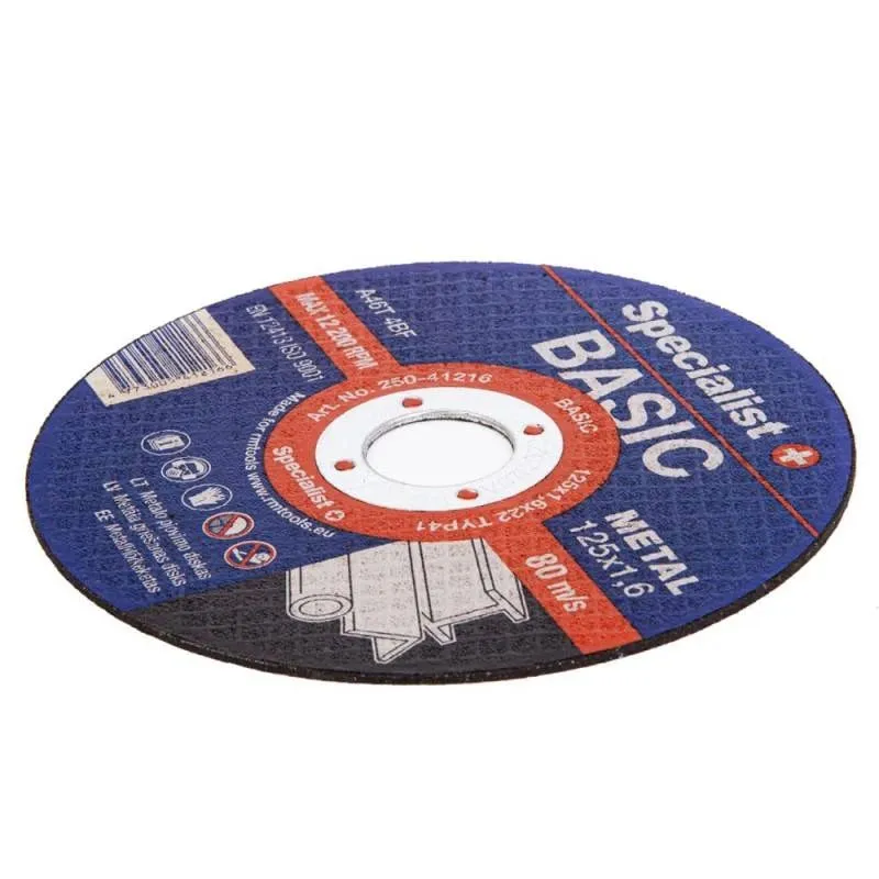 Griešanas disks leņķa slīpmašīnām Specialist+ 250-41216, 125 mm x 1.6 mm x 22 mm