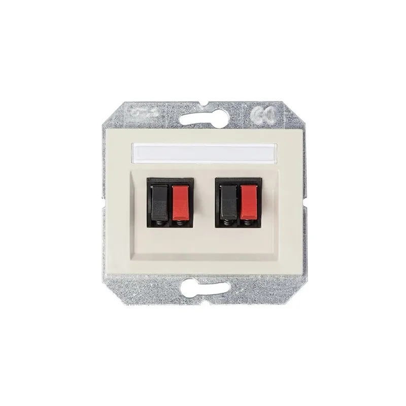 Audio skaļruņu kontaktligzda Vilma XP500, ziloņkaula