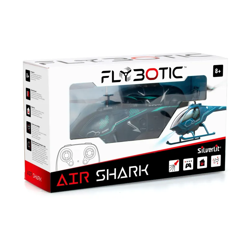 FLYBOTIC Radiovadāms helikopters Gaisa Shark
