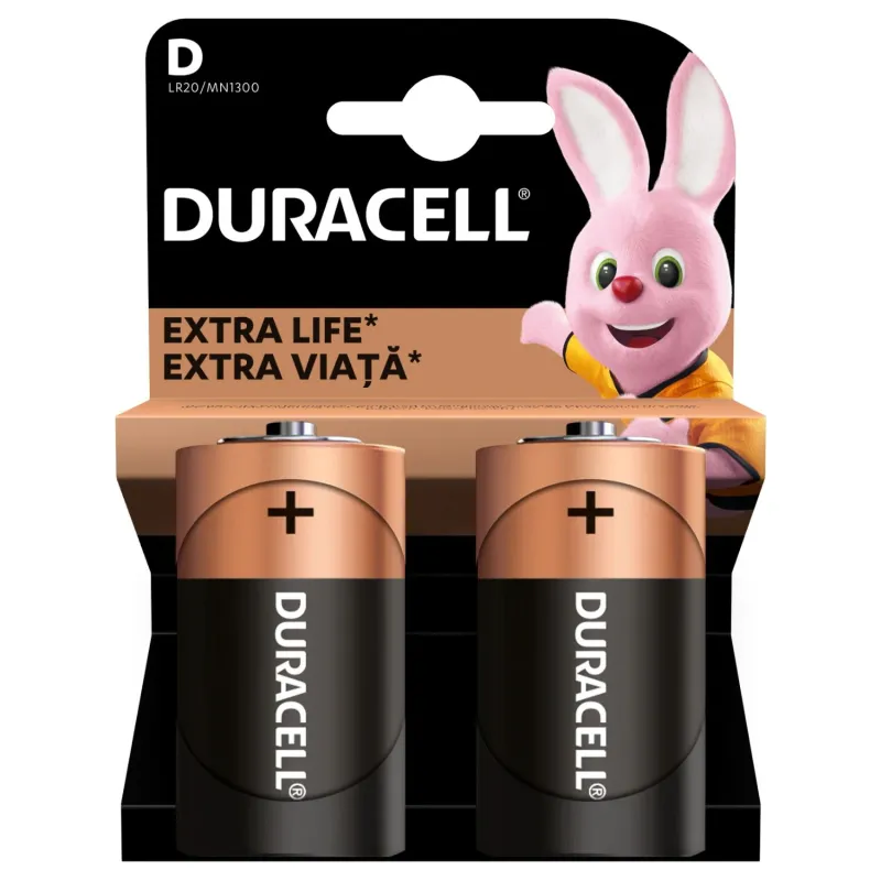 Baterijas duracell c&b mn1300 d b2