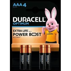 Baterijas duracell optimum aaa 4vnt
