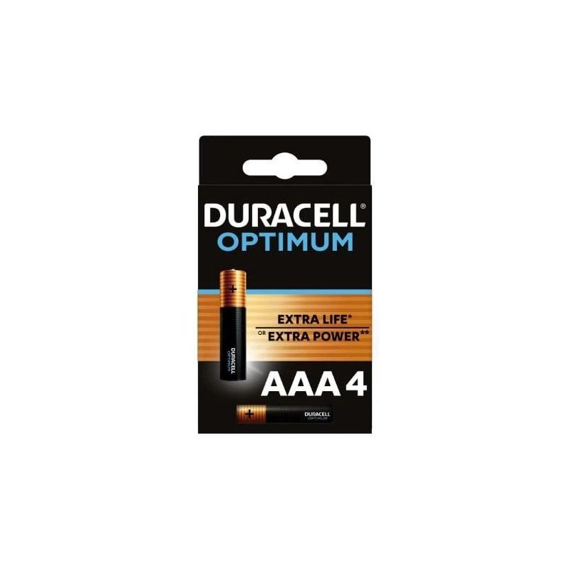 Baterijas duracell optimum aaa 4vnt