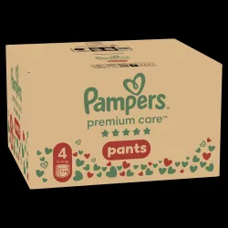 Pampers Premium Care Pants, Размер 4, 114 подгузника, 9-15кг