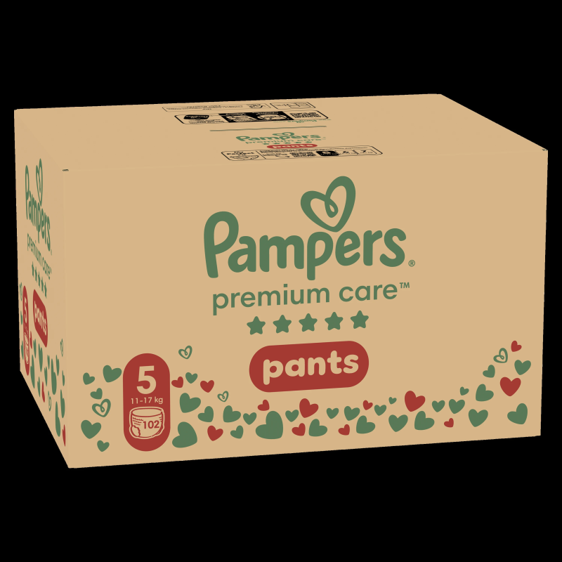 Pampers Premium Care Pants, Izmērs 5, 102 Autiņbiksītes, 11-17 kg