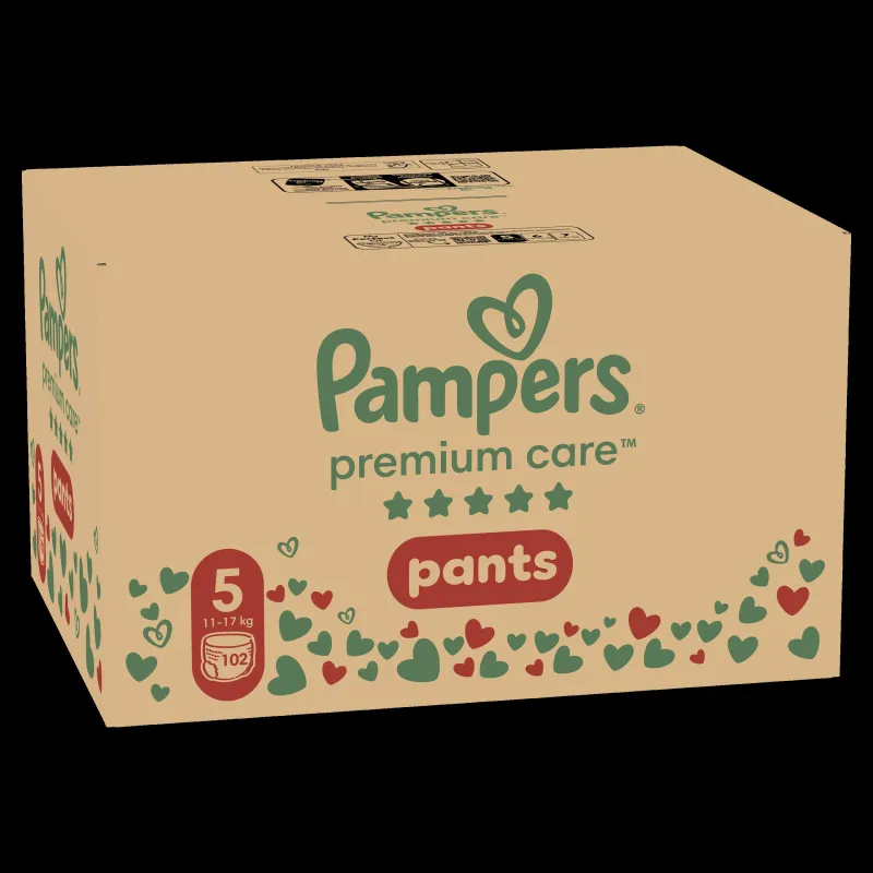 Pampers Premium Care Pants, Izmērs 5, 102 Autiņbiksītes, 11-17 kg