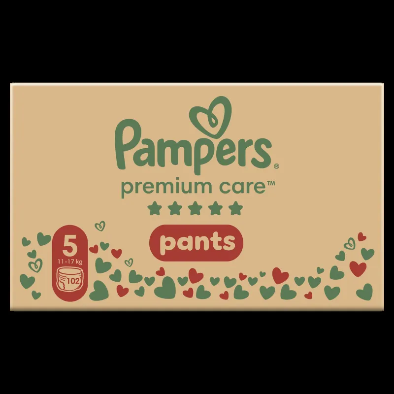 Pampers Premium Care Pants, Izmērs 5, 102 Autiņbiksītes, 11-17 kg