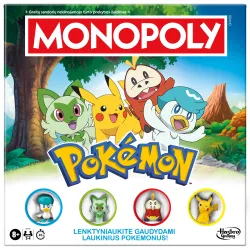 MONOPOLY Spēle „Monopols: Pokemoni“, latviešu val.