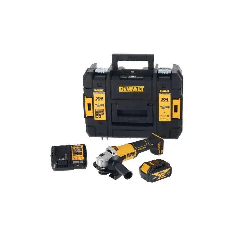 DeWALT Leņķa Slīpmašīna 125mm 18V 1x4Ah TSTAK