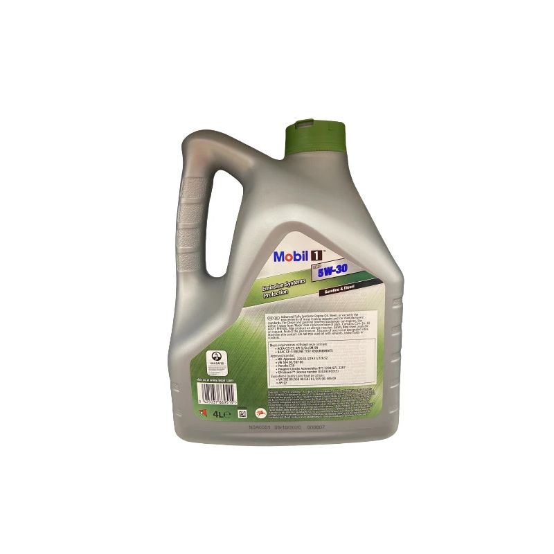 Машинное масло Mobil 1 ESP 5W - 30, синтетический, 4 л