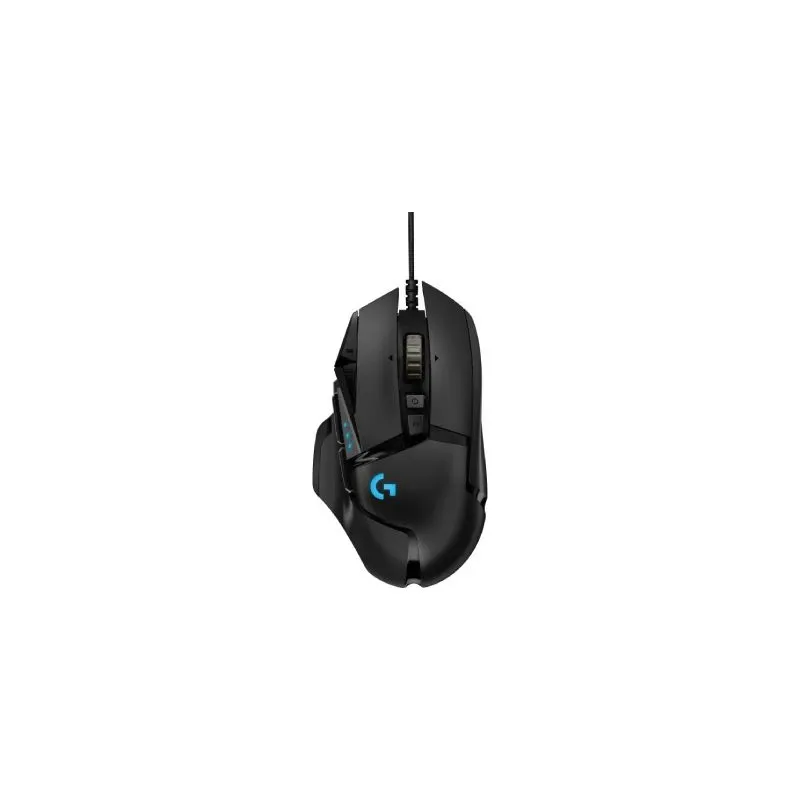 Vadu spēļu pele Logitech G502 Hero. melna