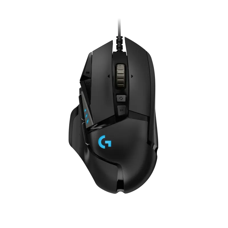 Vadu spēļu pele Logitech G502 Hero. melna