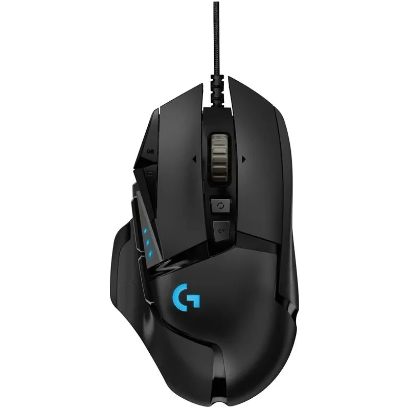 Vadu spēļu pele Logitech G502 Hero. melna