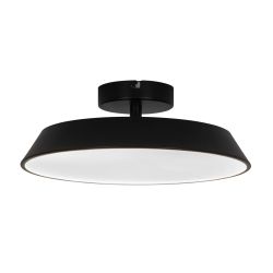 Lampa griestu flat 22w 3k melna