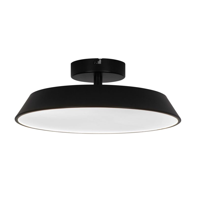 Lampa griestu flat 22w 3k melna