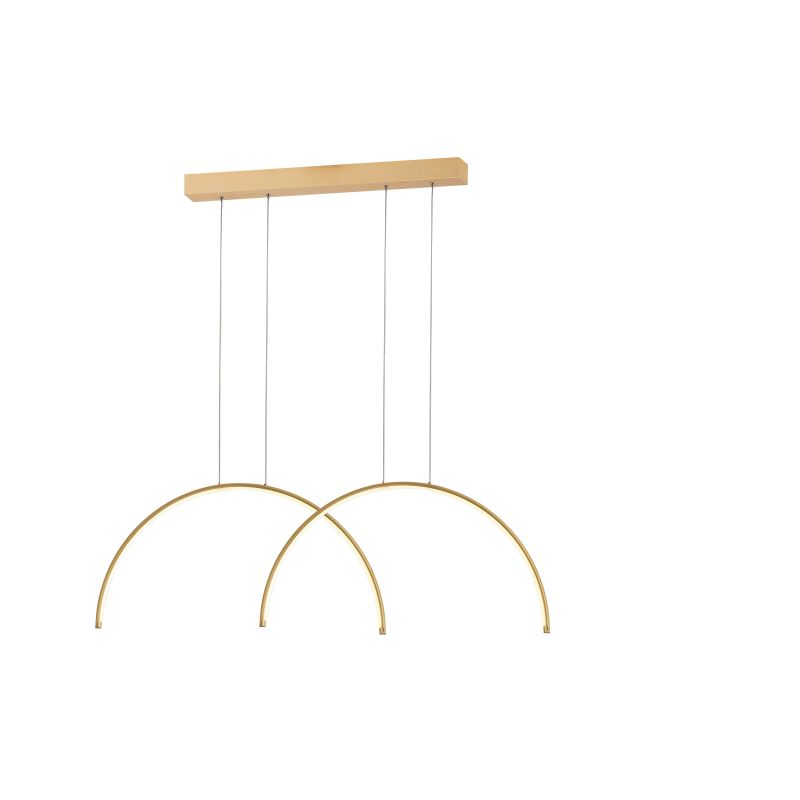 Lampa piekaramā megan 39w 3k zelta