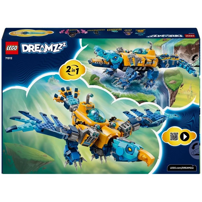 Constr lego crocodile submarine 71512