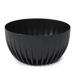 Puķu pods Lamela Mira 917-04, plastmasa, melna