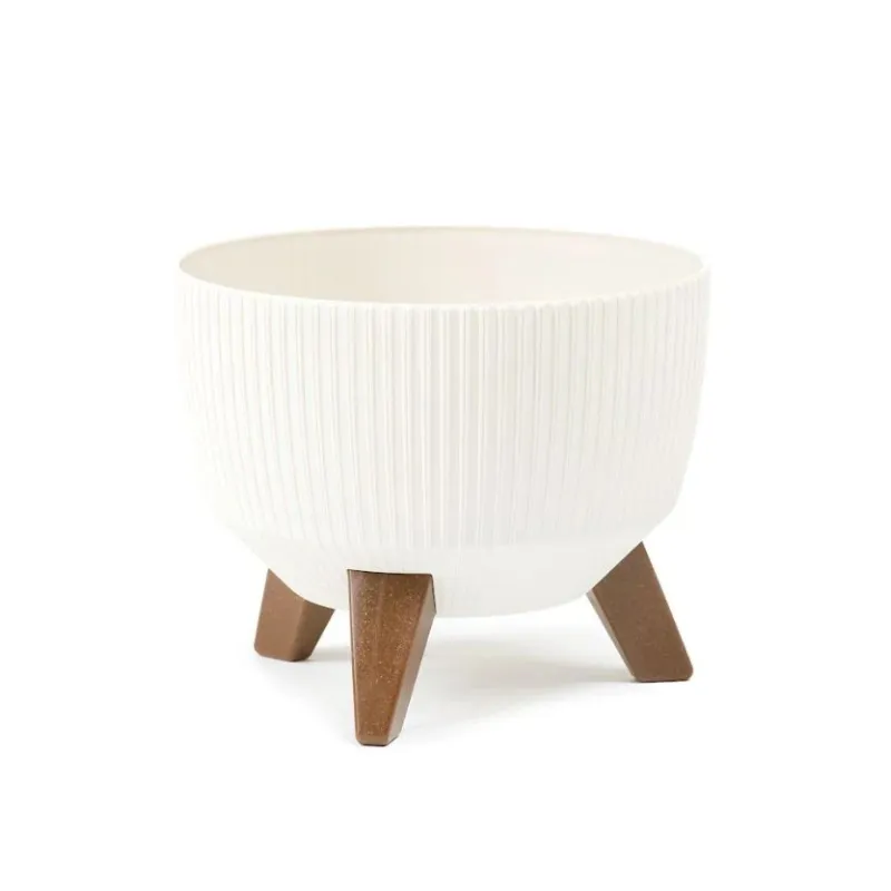 Puķu pods Lamela Roma 956-74, plastmasa, krēmkrāsa