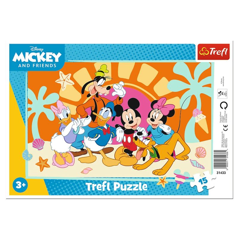 TREFL DISNEY Puzle 15 Mikijs, 15 gab.