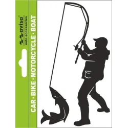 Наклейка на машину Avisa, 10 см x 14 см