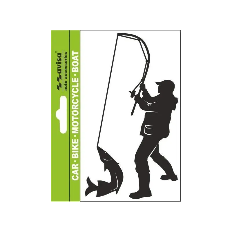 Auto uzlīme Avisa, 10 cm x 14 cm