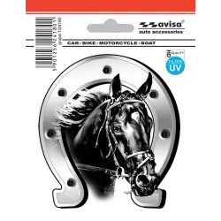 Auto uzlīme Avisa Horse, 9.2 cm x 10 cm