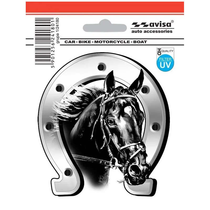 Auto uzlīme Avisa Horse, 9.2 cm x 10 cm