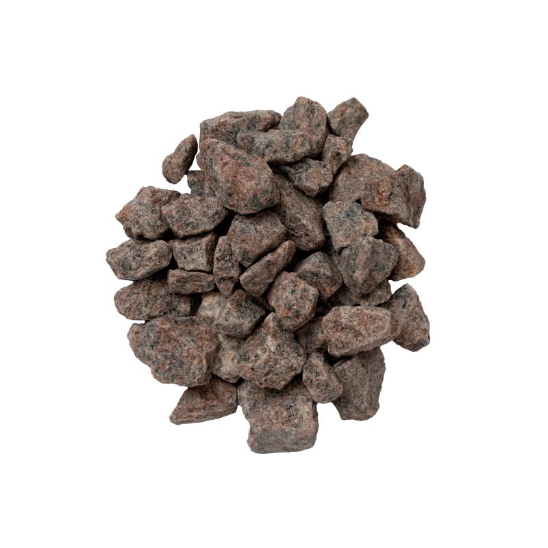 Akmeņi dekoratīvie bordo 16-32mm 20kg