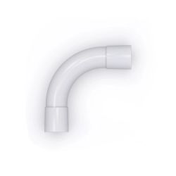 Savienojums lenķa 90 zks20 balts