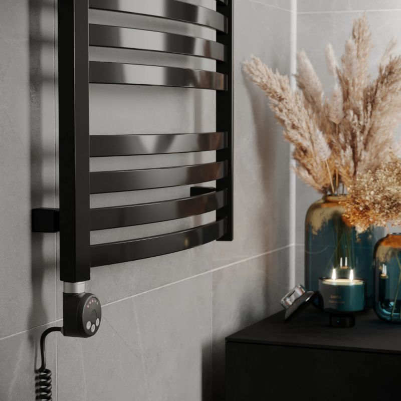 Elektriskais dvieļu žāvētāja stienis Terma D01, ral 7043, 60 cm x 71 cm, 400 W