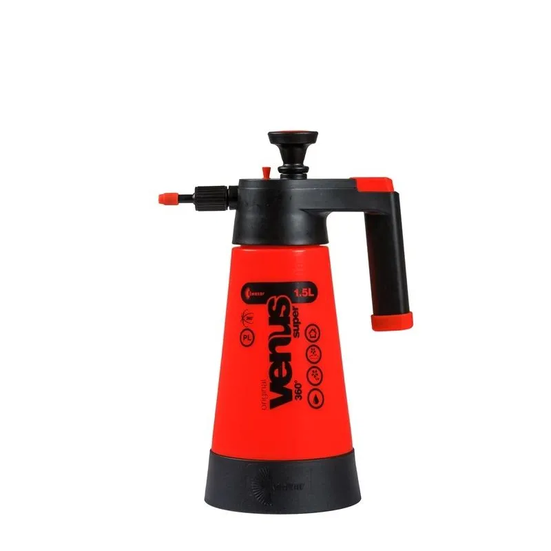 Dārza smidzinātājs, pēcapstrādes Kwazar, plastmasa, sarkana krās., 1.5 l