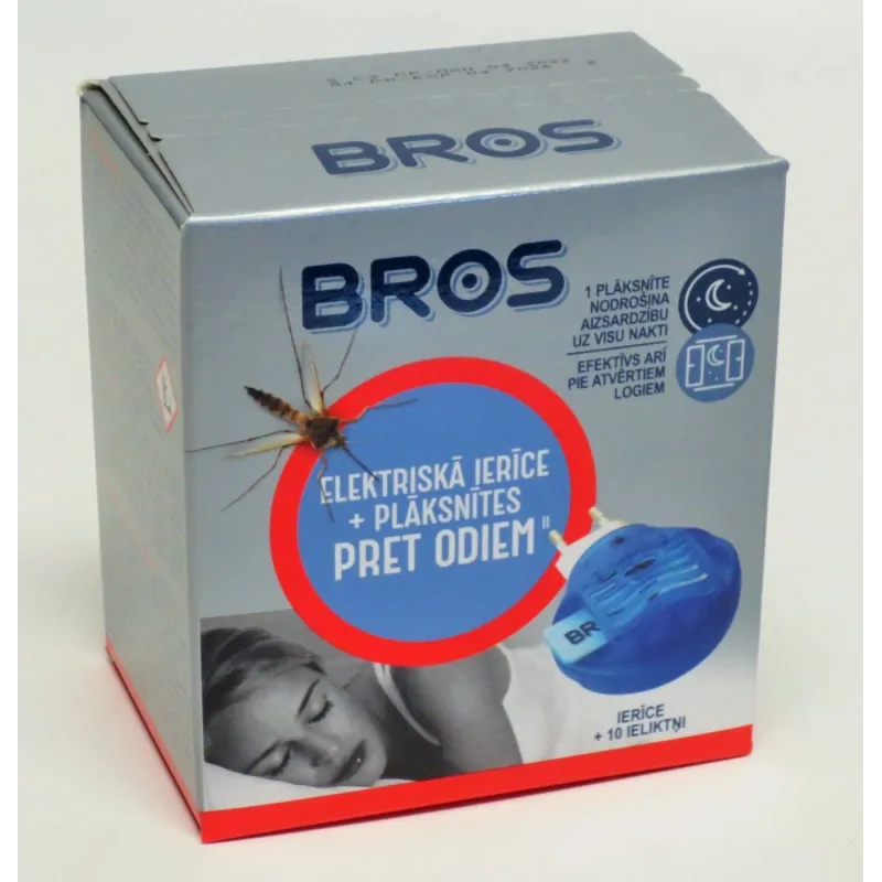 BROS elektroierīce pret odiem ar 10 rezervēm