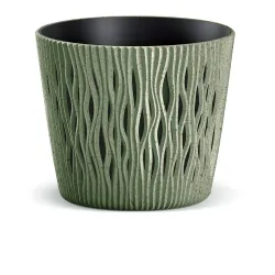 Puķupods sandy round eco wood dsr190w-22