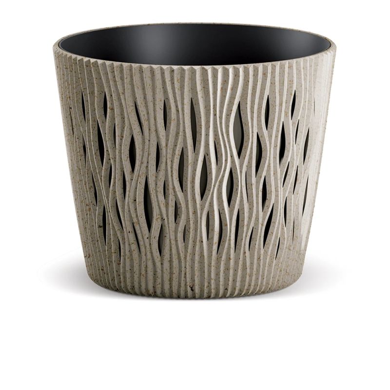 Puķupods sandy round eco wood dsr220w-46