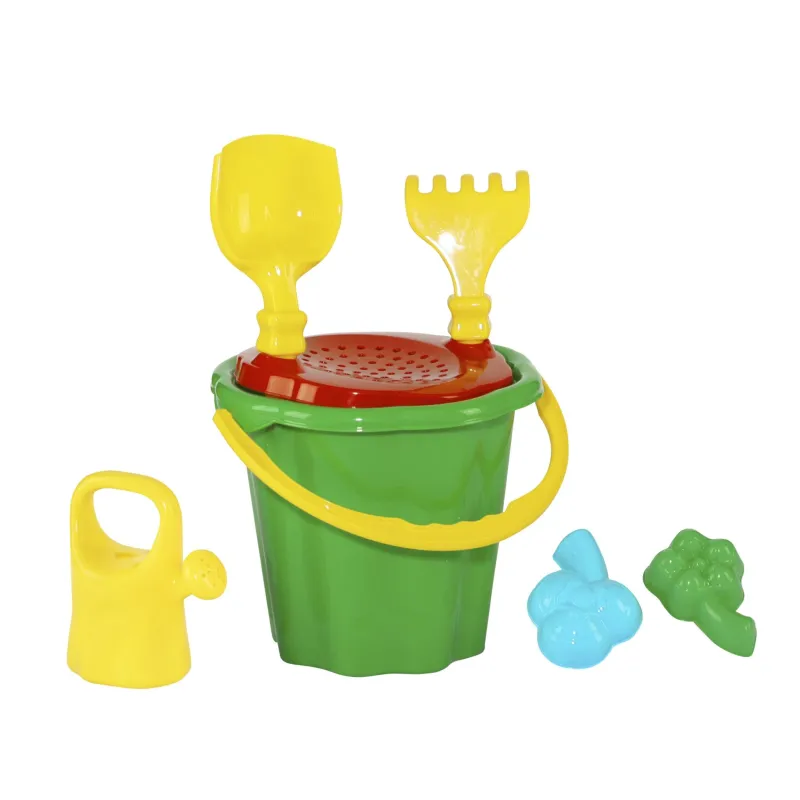 Smilšu kastes rotaļlietu komplekts D06, daudzkrāsaina