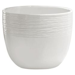 Pods puķu keramisks 9x16cm balts